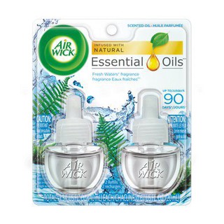 Tinh Dầu Thơm Phòng Air wick Hương Fresh Water Tươi Mát, 20ML X2