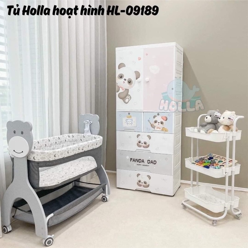 Tủ nhựa Holla hoạt hình 5 tầng HL-09189, HL-09193