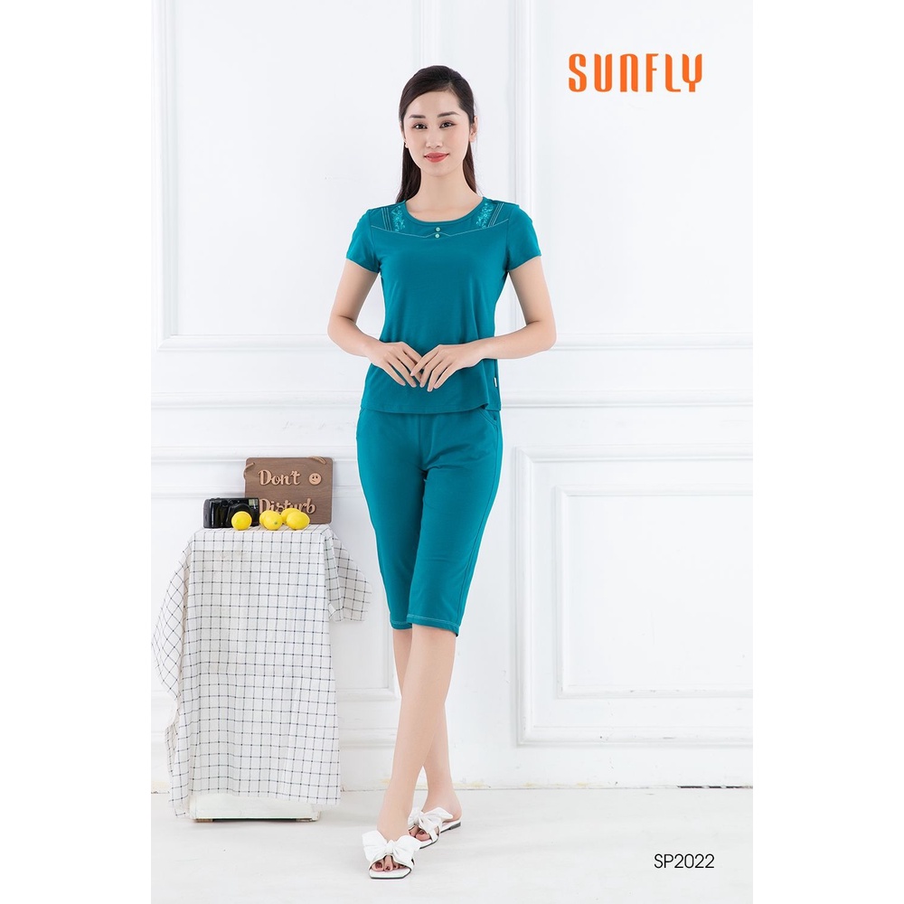 SP2022 - BỘ MẶC NHÀ COTTON ÁO CỘC QUẦN NGỐ