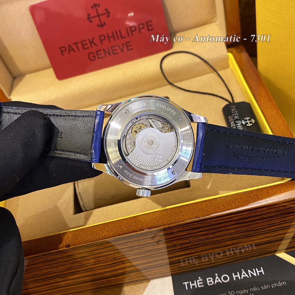 Đồng hồ nam PP máy cơ - size 42mm bản cao cấp bảo hành 24 tháng autowatch | BigBuy360 - bigbuy360.vn