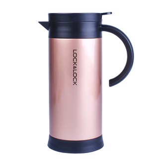 Bình giữ nhiệt Lock&Lock 1L Penguin Coffee Pot - Golden Pink - LHC1444GPK