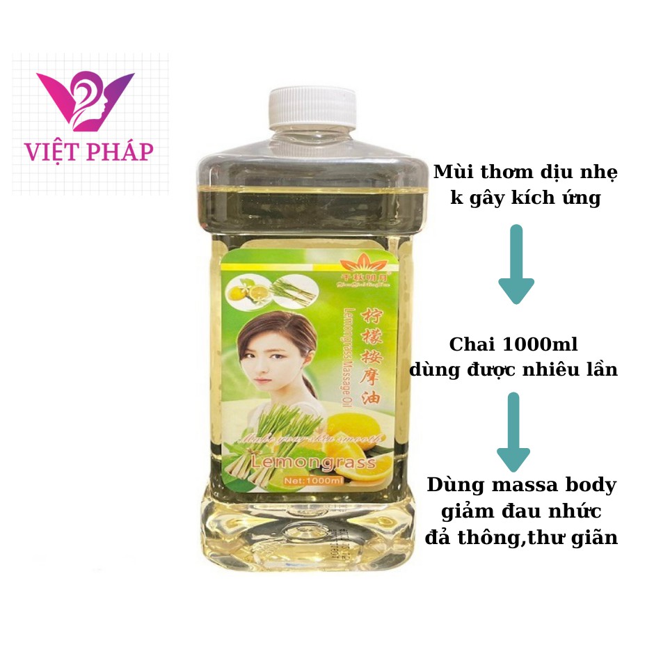 Tinh dầu sả chanh massa body 1000ml giá tốt nhất shopee