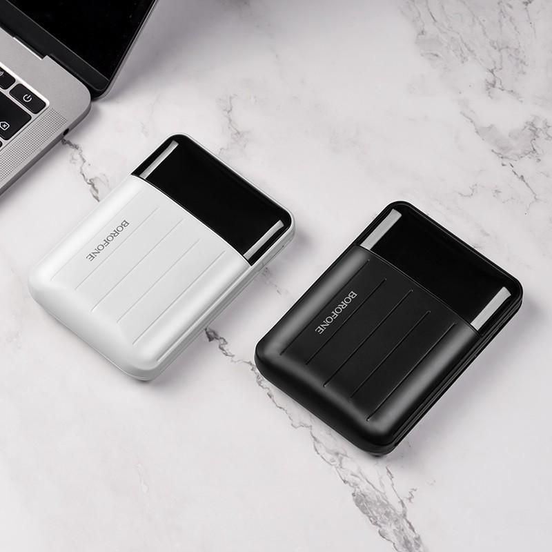 (CHÍNH HÃNG) Pin Sạc Dự Phòng BOROFONE BT21,Dung Lượng 10000mAh, Có Màn LCD Giá Tốt 1 Đổi 1.