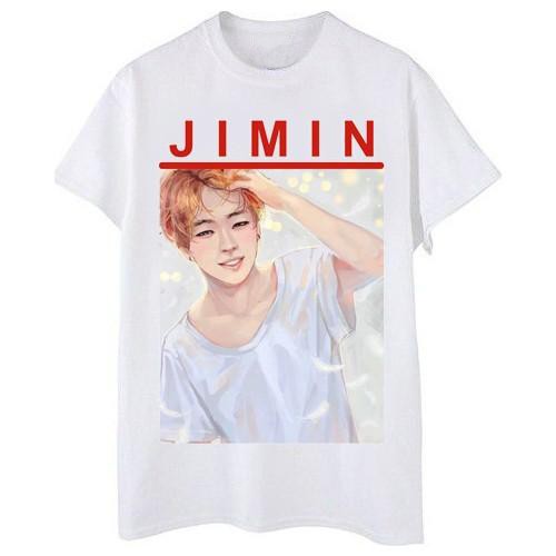 Áo BTS - Áo phông in hình JIMIN Fanart cho nam và nữ