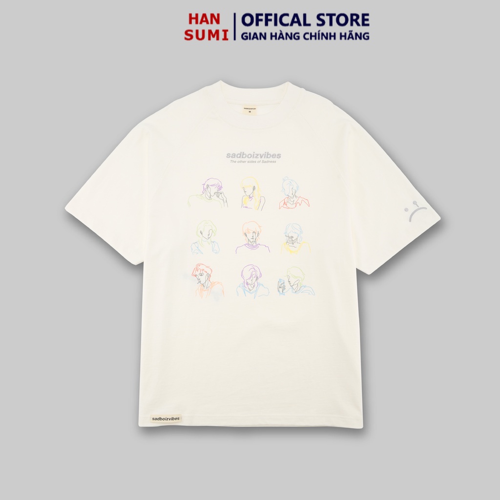 Áo thun SADBOIZ SADBOIZVIBES TOSS WHITE - HANSUMI