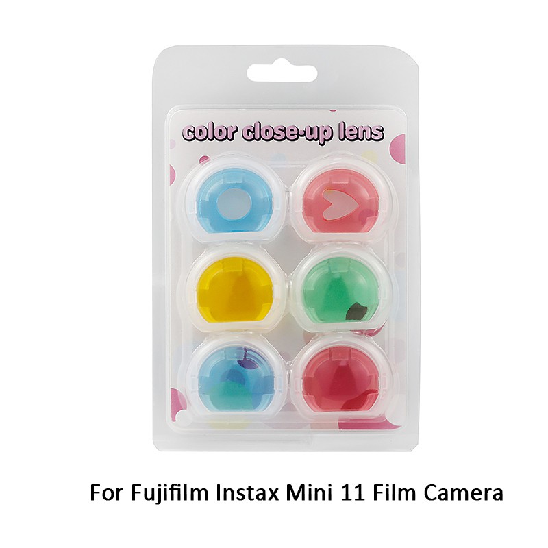 Bộ Lọc Cho Ống Kính Máy Ảnh Fujifilm Instax Mini 11 6 Màu