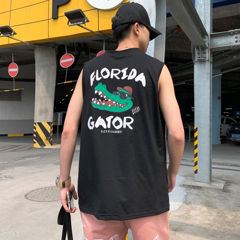 Áo Thun Ba Lỗ Thể Thao Dáng Rộng In Họa Tiết Thời Trang Mùa Hè Cho Nam