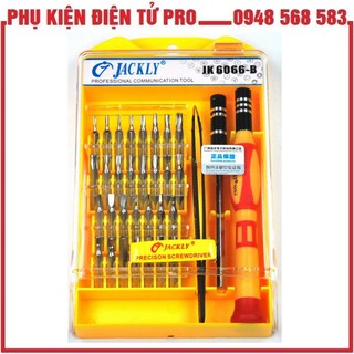 BỘ TÔ VÍT ĐA NĂNG 32 MÓN JACKLY JK6066-B