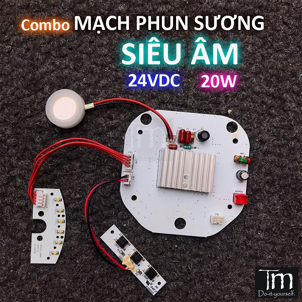 Mạch Phun Sương Siêu Âm 20W 24DVC