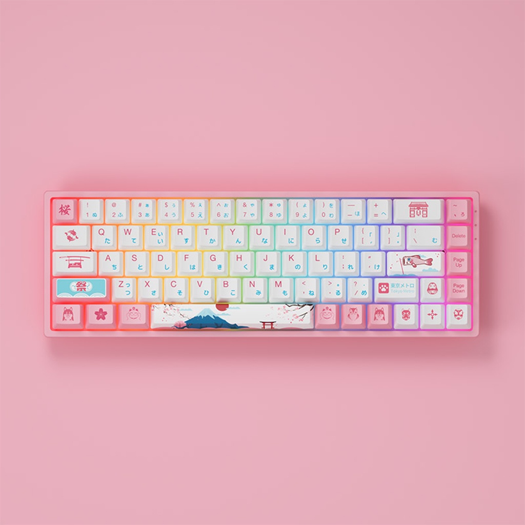 Bàn phím cơ AKKO 3068B Multi-modes World Tour Tokyo R2- Bảo Hành Chính Hãng 12 Tháng