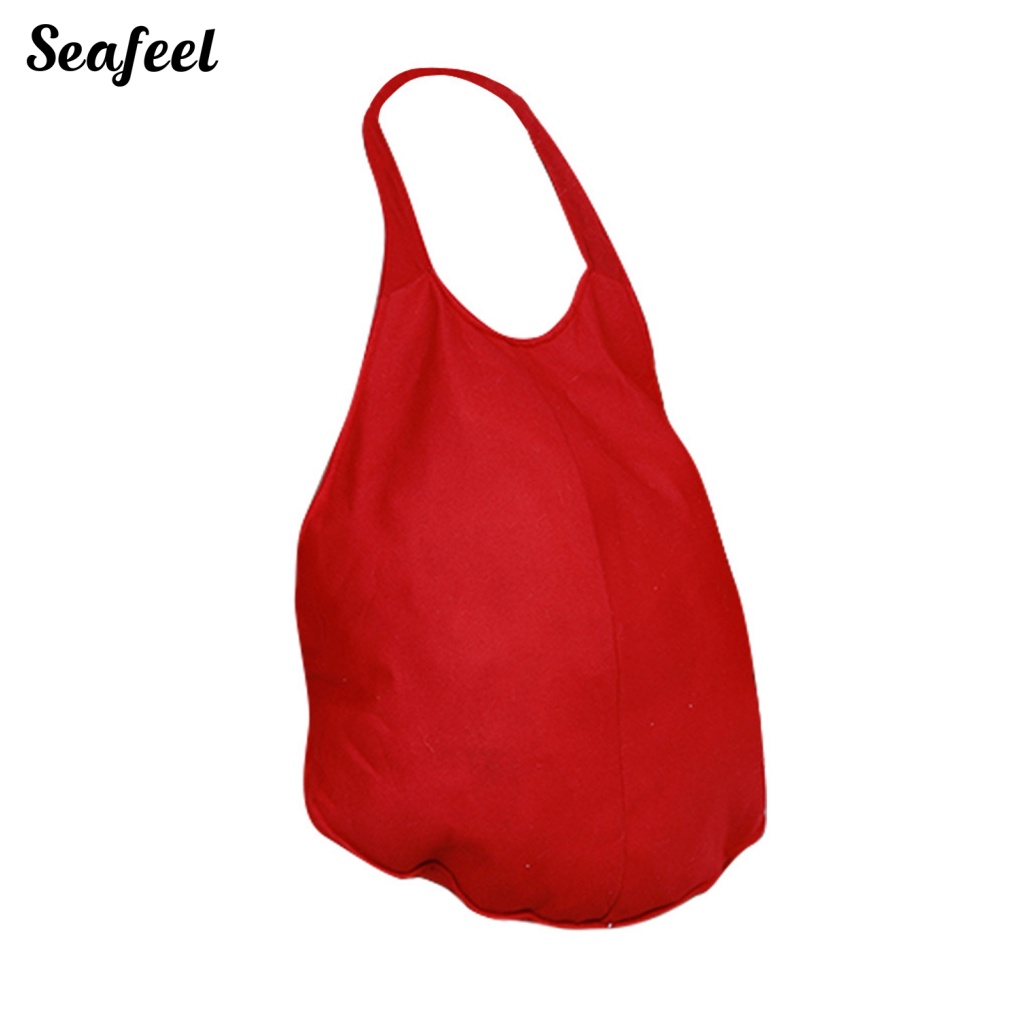 Sf_bụng Giả Màu Trơn Hình Ông Già Noel