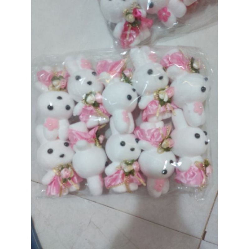 Thỏ xốp .dùng bó hoa .bỏ hộp quà