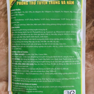 Trichoderma men ủ sinh học (gói 1kg)