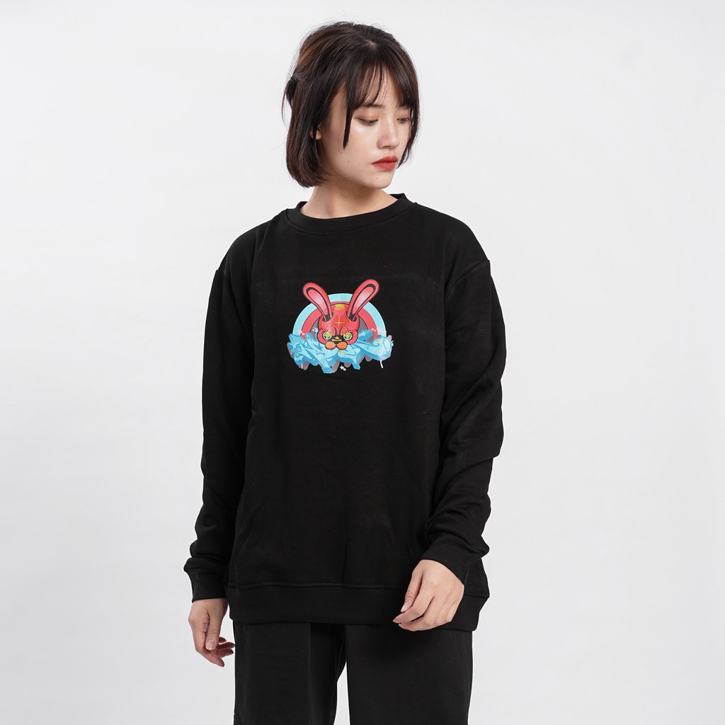 Áo SWEATER ERABBIT Unisex N7 Dài Tay Oversize Nỉ Nam Nữ Basic Form Rộng Hàn Quốc Ulzzang Phong Cách Cá Tính Trẻ Trung | BigBuy360 - bigbuy360.vn