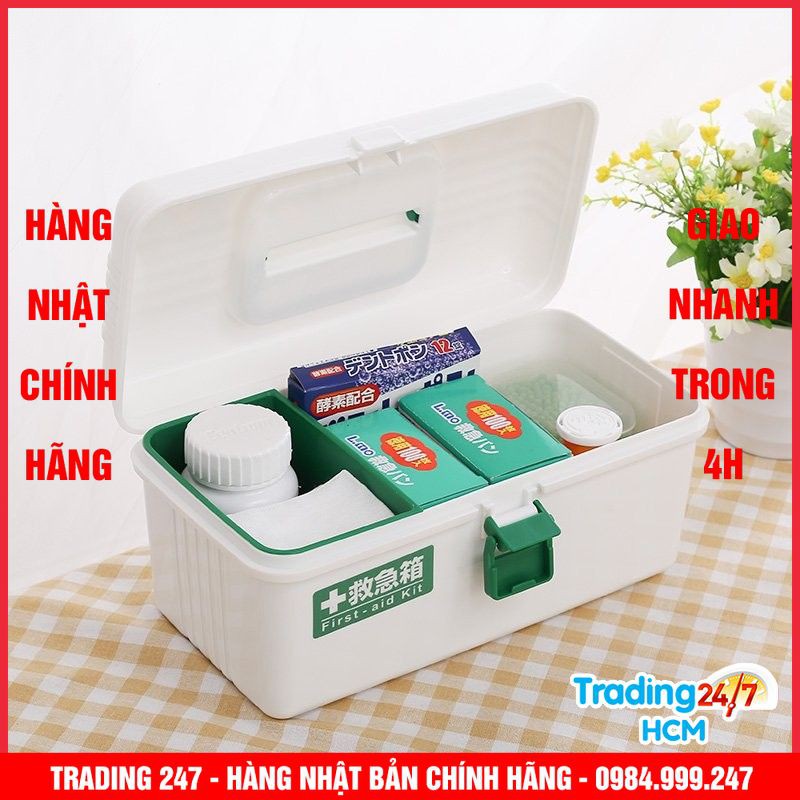 [Giao hàng HCM - 4h ] Hộp đựng thuốc và dụng cụ y tế cao cấp NỘI ĐỊA NHẬT BẢN