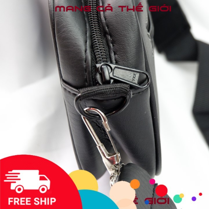 Túi đeo chéo nam mini da pu bền bỉ phong cách unisex style Hàn Quốc Mys Bag