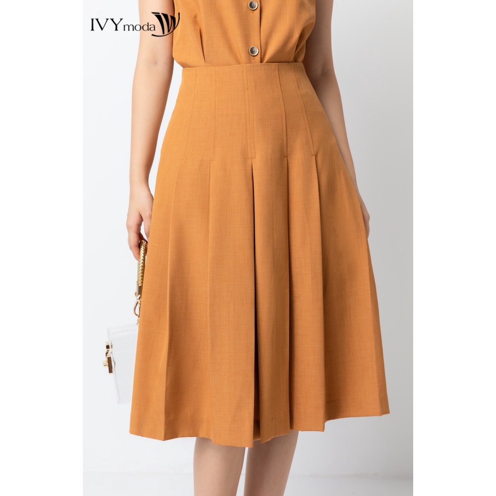 Chân váy xếp ly xòe IVY moda MS 30M6565