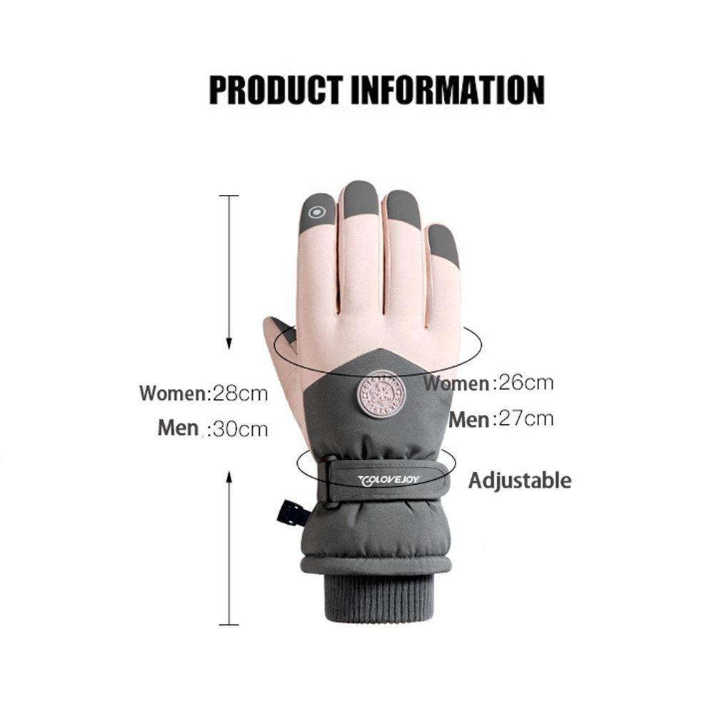 QQMALL Găng Tay Giữ Nhiệt Bảo Vệ Ngón Tay Màn Hình Cảm Ứng Điện Thoại Dành Cho Người Đi Xe Đạp Leo Núi / Trượt Tuyết