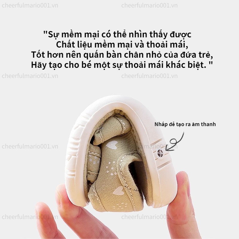 Giày sandal CHEERFUL MARIO kiểu dáng hoạt hình cho bé trai và bé gái