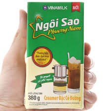 Kem đặc có đường Ngôi sao Phương Nam xanh lá hộp giấy 380g