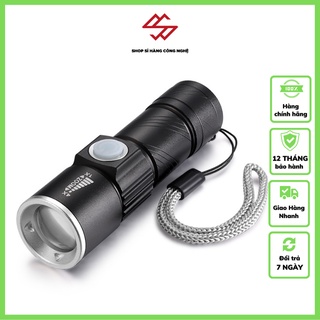 Đèn pin mini q5 sạc usb