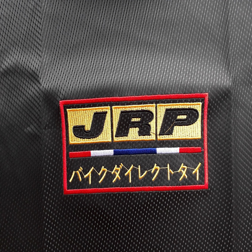 Vỏ yên xe máy da yên vân cacbon thêu JRP đa năng lắp nhiều dòng xe Dream Wave Sirius Furture Exciter Winner Airblade