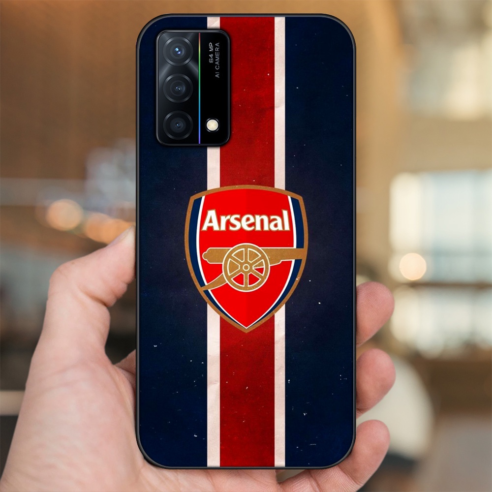 Ốp lưng Oppo K9 viền đen in hình Arsenal FC
