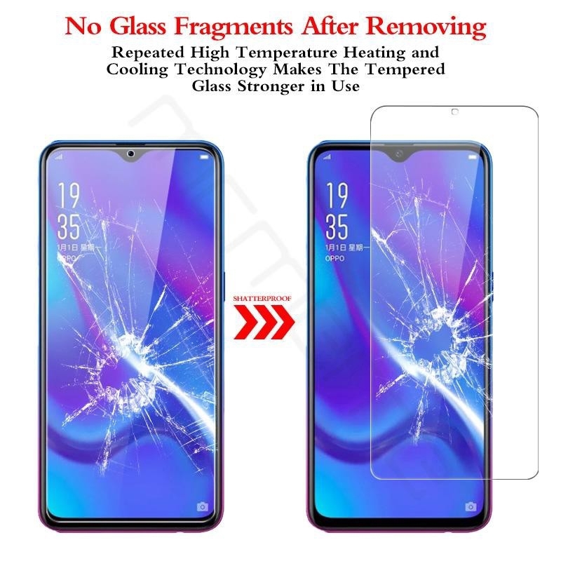 OPPO A35 A37 A39 A51 A53 A57 A59 A71 A73 A75 pelindung layar kaca tempered Glass Screen Protector Fi