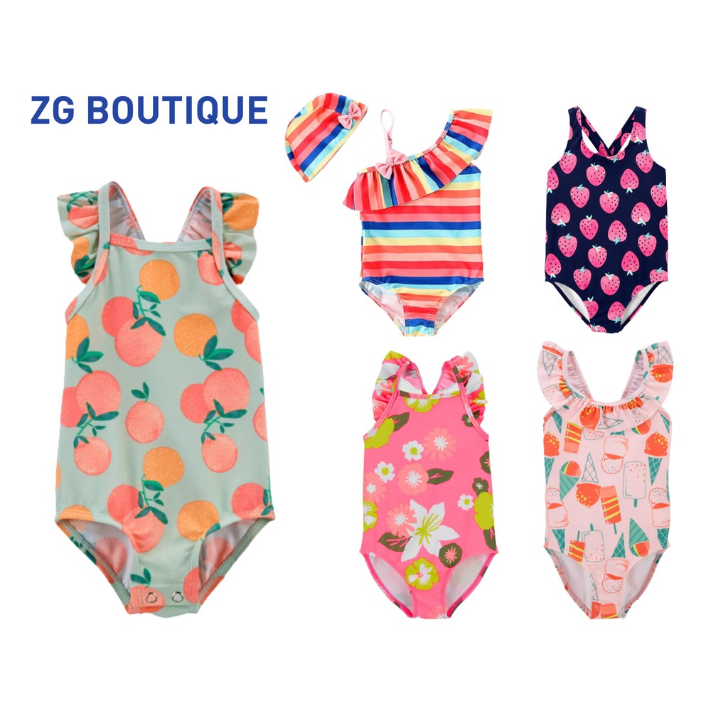 Bikini cho bé, đồ bơi liền thân cho bé gái hàng VNXK, xuất dư xịn ZG Boutique size từ 3 đến 20kg