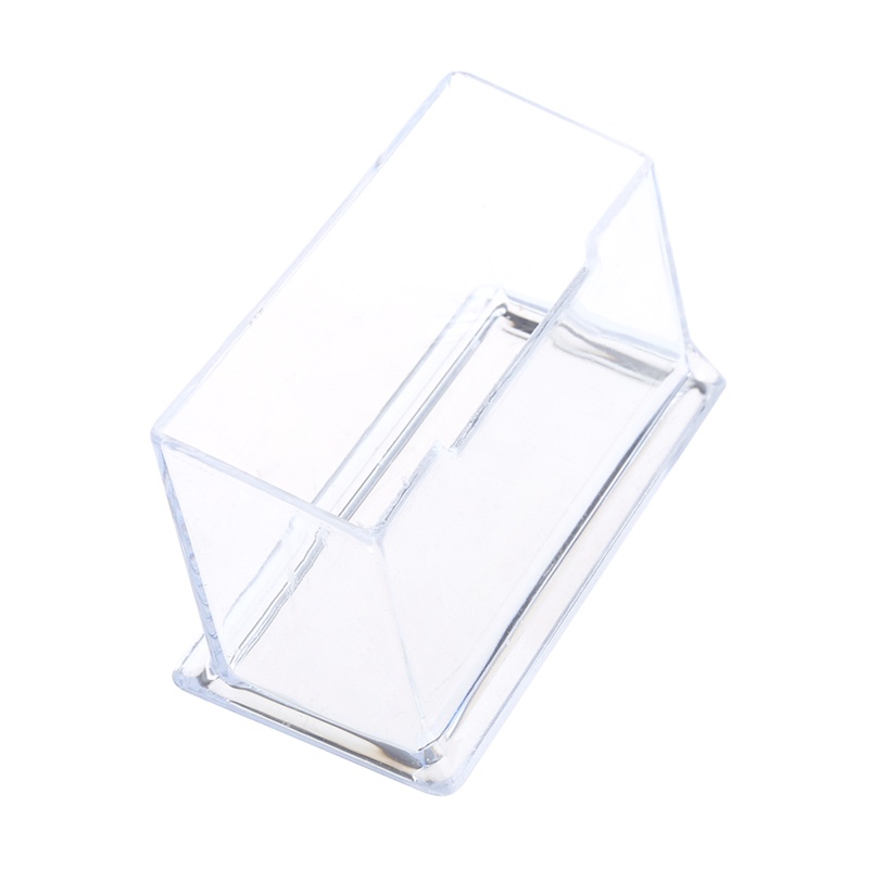 Giá Đỡ Danh Thiếp Bằng Nhựa Acrylic Trong Suốt Để Bàn Văn Phòng