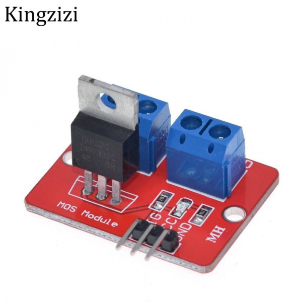 Set 5 Mô Đun Điều Khiển Từ Xa irf520 MOS 0-24V Cho Arduino MCU ARM Raspberry Pi