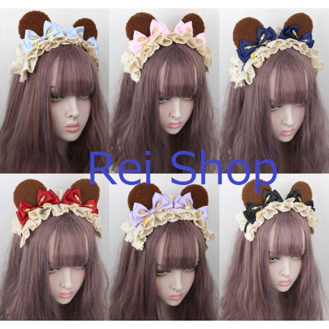 Bờm Lolita tai gấu siêu xinh