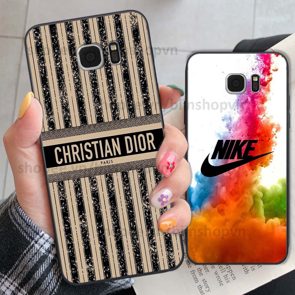 Ốp Samsung S6 / S6 EDGE / S7 / S7 EDGE in hình thương hiệu nhiều màu sắc thể thao cá tính thời trang