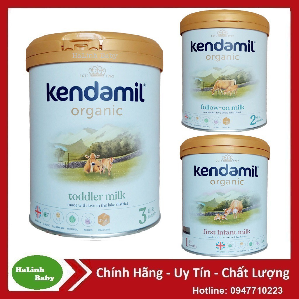 [SUABIM123] Sữa Kendamil Organic số 1-2-3 800g [Date 2023]