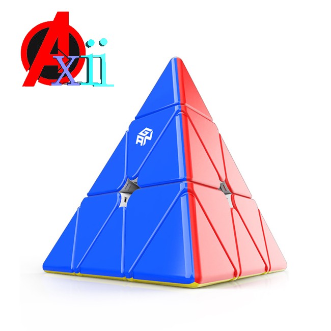 【COD】GAN Pyramid Magnetic 3x3 Magic Cube Speed Cube Xếp hình Đồ chơi cho trẻ em