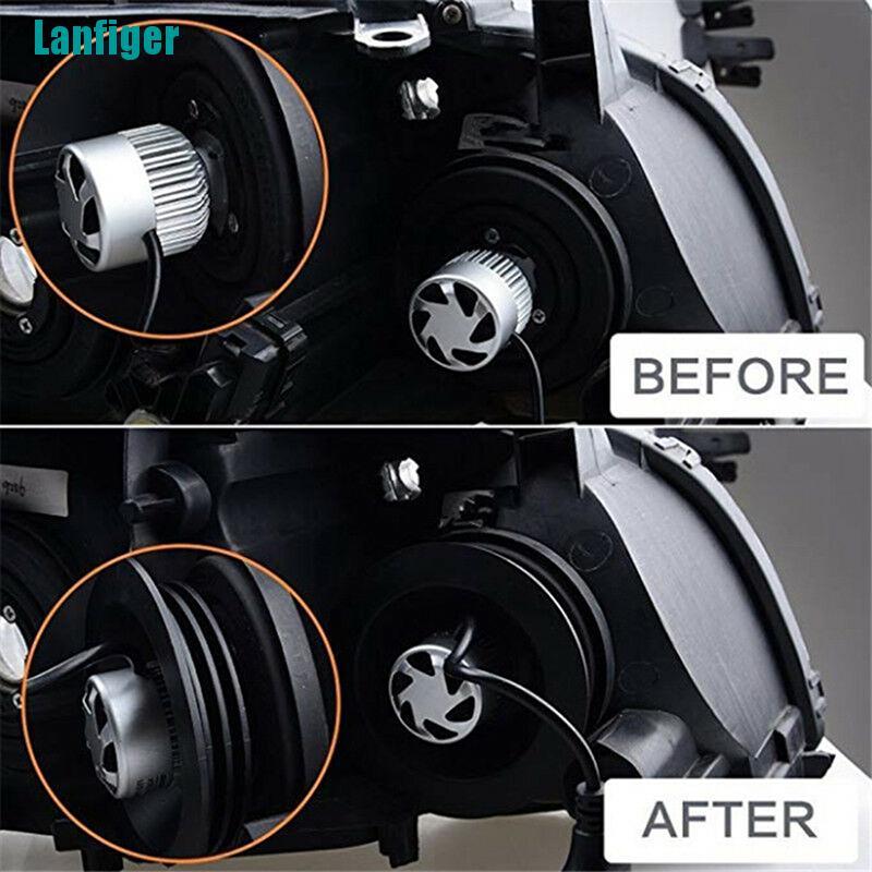 1 Vỏ Cao Su Mềm Bọc Đèn Pha LED Chống Bụi Thông Dụng Cho Xe Hơi