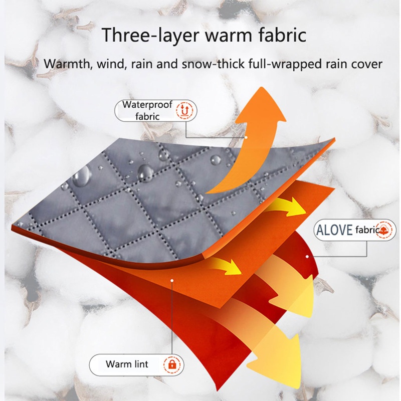 Vỏ Bọc Xe Đẩy Em Bé Chất Liệu Dày Dặn Chống Thấm Nước Mưa / Bụi Bẩn Tiện