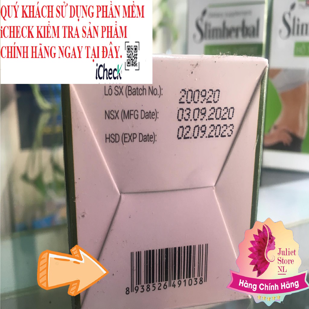 GIẢM CÂN NHANH SLIM HERBAL VIÊN UỐNG GIẢM CÂN ĐẸP DA HIỆU QUẢ THẦN TỐC 7-10KG KHÔNG GÂY MẤT NƯỚC MỆT MỎI CHÍNH HÃNG | BigBuy360 - bigbuy360.vn