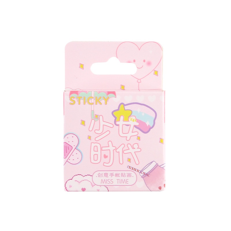 Set 46 Miếng Dán Trang Trí Hình Cô Gái Sáng Tạo Dễ Thương