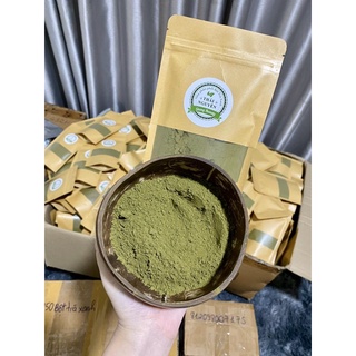 Bột trà xanh đắp mặt 100gram tặng kèm que đắp
