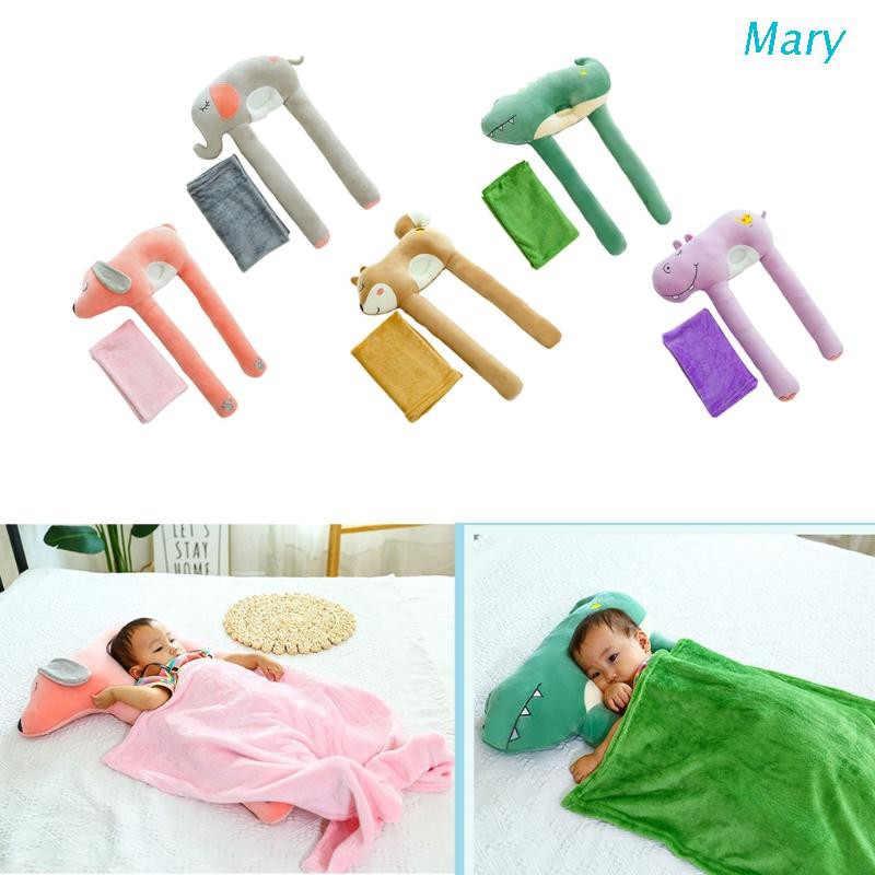 Mary Creative Baby Sleeping Support Pillow Cover Air Conditioner Cushion Soft Blanket Children Plush Toy Comfort Pillow