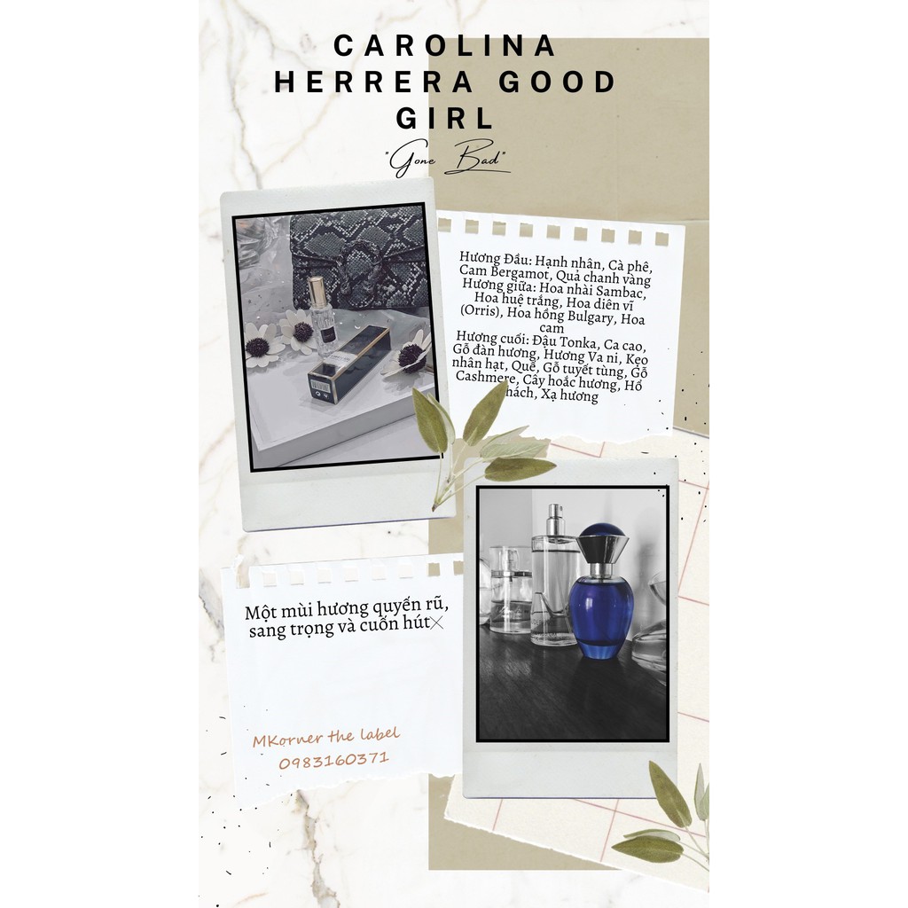 nước hoa Carolina Herrera Good Girl EDP 20ml