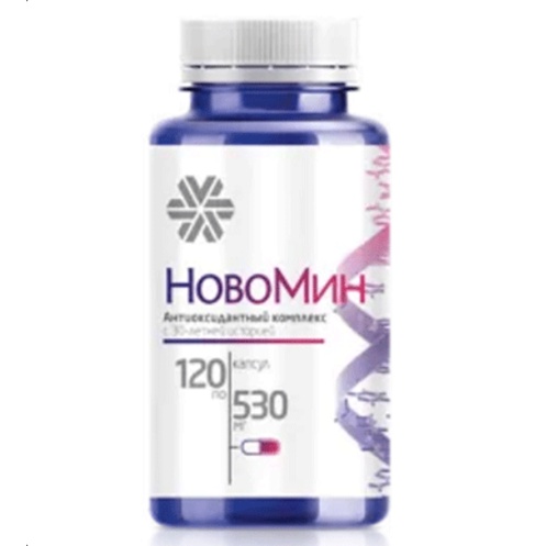 Viên uống chống oxy hóa, phục hồi tế bào khỏe mạnh Siberian Novomin Formula 4 – 120 viên – Date T8/2023
