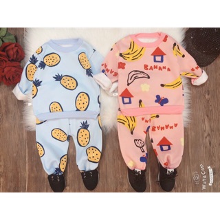 Combo 15 bộ nỉ bông nhiều màu