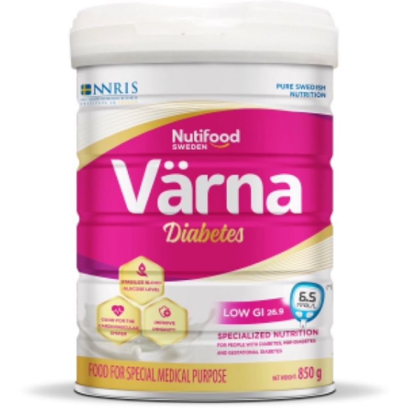 Sữa Nutifood Varna diabetes cho người tiểu đường 850gam