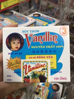 Bột Vani hiệu em bé 1 hộp * 100 ống
