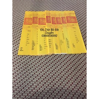 Combo bộ sớ dùng Tết