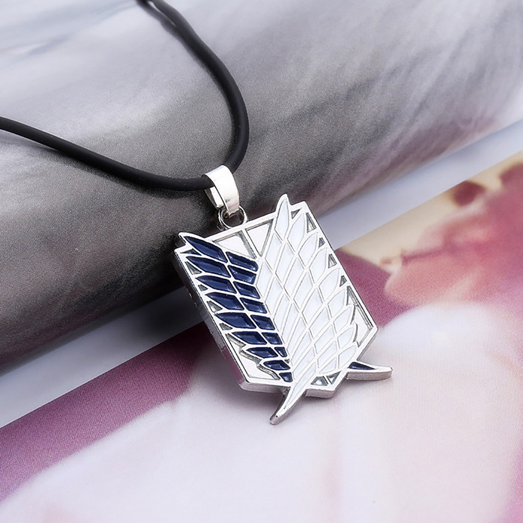 <Dobetter Necklace> Necklace Funny Creative Attack On Titan Anime Cosplay Necklace for Women