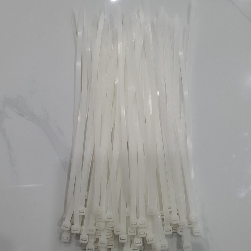 (FREESHIP)-15 Sợi Dây Rút,Dây thít,Lạt Nhựa Màu Trắng Dài 10,15,20,25,30,35m Buộc Cố Định Sản Phẩm Hay Xâu Chuỗi Các Vật