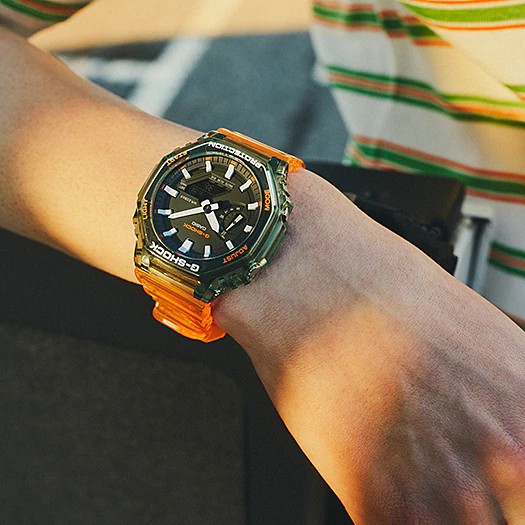 Đồng Hồ Casio Nam Dây Nhựa GSHOCK GA-2100HC-4ADR Chính Hãng